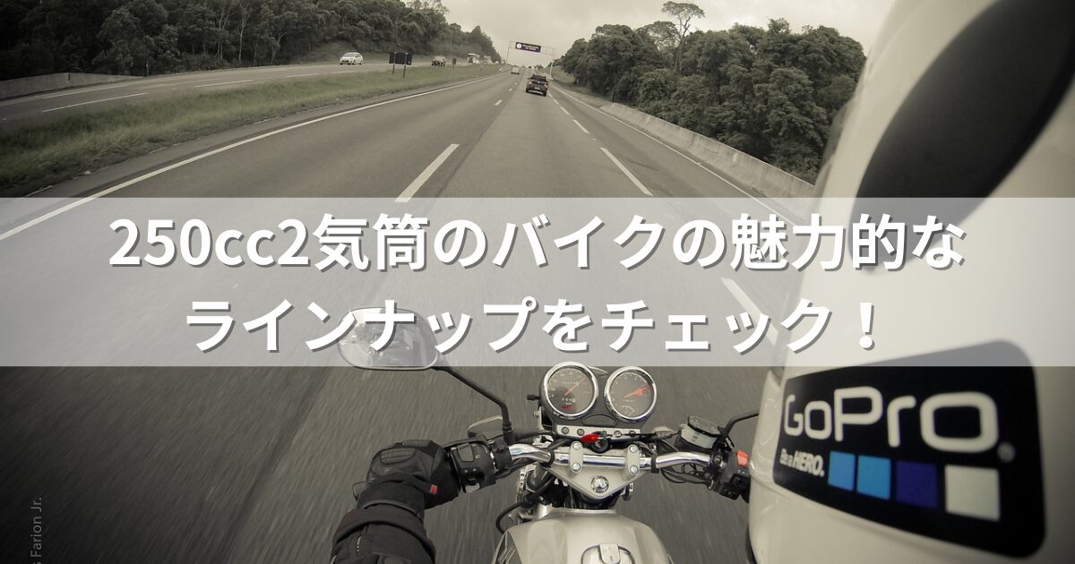 250cc2気筒のバイクの魅力的なラインナップをチェック！