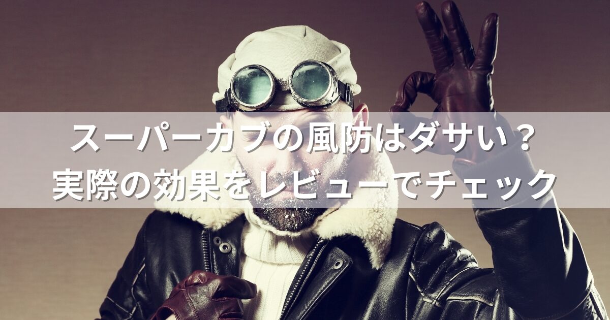 スーパーカブの風防はダサい？実際の効果をレビューでチェック